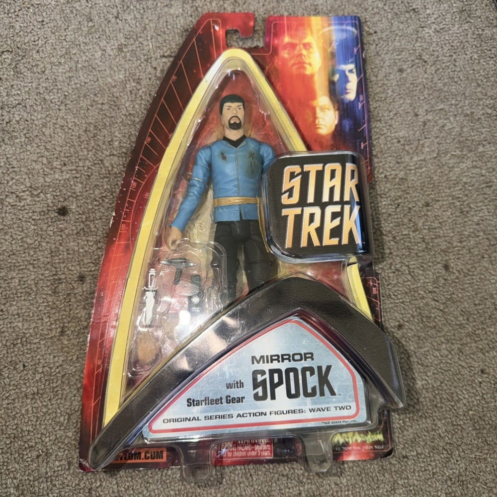 STAR TREK Original Series Wave 2 - MIRROR SPOCK Action Figure (Art Asylum, 2003)